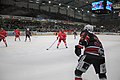 Szene eines Play-off-Spiels der Eisbären gegen die Halle Saale Bulls (2018)