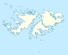 Mappa di localizzazione: Isole Falkland