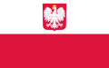 The Civil and State Ensign of the flag of Poland