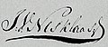 Handtekening Jan van Nes Klaaszoon (1779-1836)