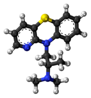 Ball-and-stick model of isothipendyl