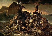 La balsa de la Medusa (1819), de Théodore Géricault, Museo del Louvre.