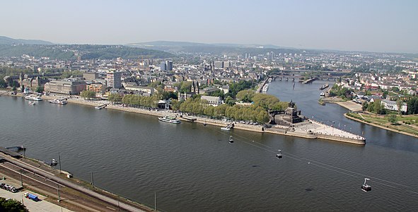 The Rhine in Koblenz 2011