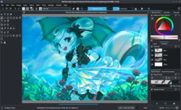 Krita 5.0 su KDE Plasma 5