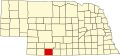 State map highlighting Red Willow County