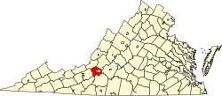 Koartn vo Roanoke County innahoib vo Virginia