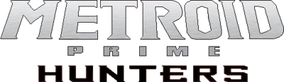 Metroid Prime Hunters logotype.