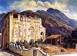 Ruins of the Convent of la Merced in Caracas. 1845. Ferdinand Bellermann.jpg