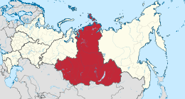 Circondario federale della Siberia – Localizzazione