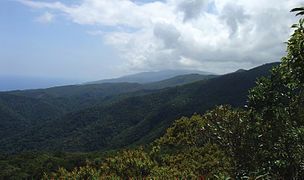 The mountains in Isabela as viewed from Barangay Diddadungan in the town of Palanan