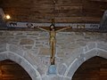 Chapelle de Trémalo : statue du Christ en croix [c'est cette statue qui a inspiré Paul Gauguin pour son tableau Le Christ jaune] 1