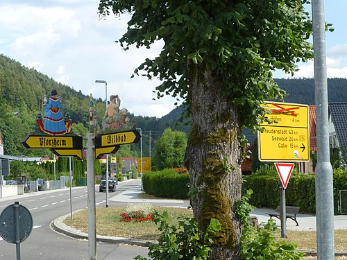 Difficult to arrive in Bad Wildbad with so may closed roads, Calmbach 2022