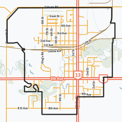 Town boundaries