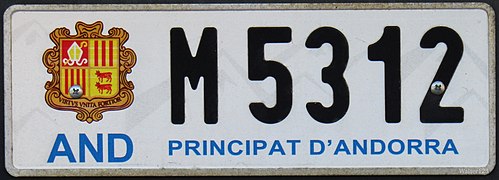 Andorra M 5312 license plate.jpg