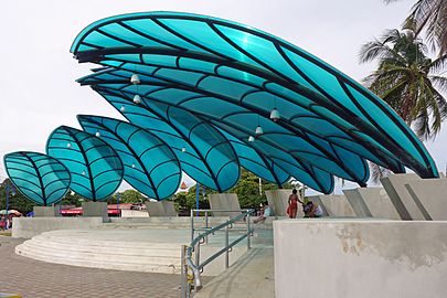 Concha Acústica del Anfiteatro Cultural de Puntarenas.