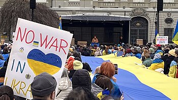 Stand with Ukraine – Demonstrationsumzug