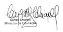 Assinatura de Carlos Chiarelli