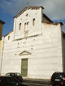 Façade of the church