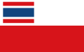 Poselska propozycja czechosłowackiej flagi z 1920 r. Na fladze czeskiej kanton w powstaci flagi środowisk słowackich w Stanach Zjednoczonych