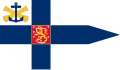 Drapeau du commandant de la marine de Finlande