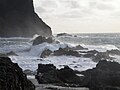Rev af klippeskær ved Færøerne