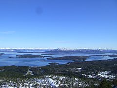 Bømlafjorden with bridges