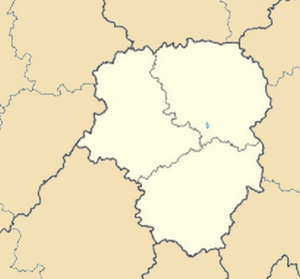 Carte du Limousin