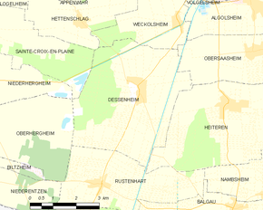 Poziția localității Dessenheim