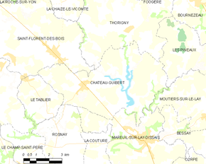 Poziția localității Château-Guibert