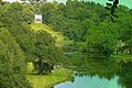 Image 3Painshill Park in Cobham has follies on natural, but landscaped slopes by part of the Mole disguised as ornamental lakes and the Great Cedar thought to be the largest Cedar of Lebanon in Europe. In the mid-north of the county. (from Portal:Surrey/Selected pictures)