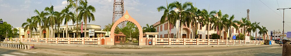 Panorama of a cultural heritage museum