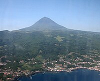 São Roque do Pico belediyesini gösteren Portekiz haritası