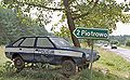 FSO Polonez MR'89 used as a mock-up police car.