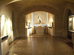 The crypt of the Louvre