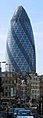 30 St Mary Axe, Londres, de Norman Foster (2003, 180 m).