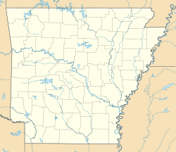 Бассет. Карта розташування: Арканзас