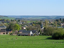 Panorama van het dorp