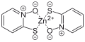 Deutsch: Struktur von Zink-Pyrithion English: Structure of zinc pyrithione