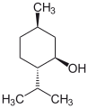 Deutsch: Struktur von (-)-Menthol English: Structure of (-)-menthol