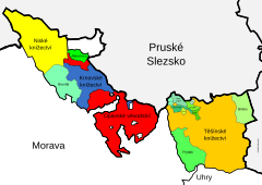 Mapa Śląska Austriackiego