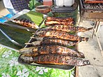 Inihaw na bangus (milkfish)