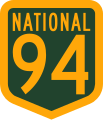 National highway marker