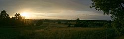 Panoramic view with Tegeler Creek