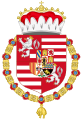 Coat of Arms of Archduke Maximilian of Austria Governor of the Realms with Infanta María Charles I Absence (1548-1551)
