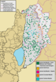 Demographic map of Quneitra Governorate (Golan Heights) before the 1967 six day war
