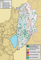 A demographic map of Quneitra Governorate (Golan Heights) before the 1967 six day war