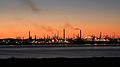 Fawley Oil Refinery at dusk