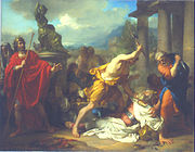 La mort de Tatius (Tacijeva smrt), Étienne-Barthélémy Garnier (1788)