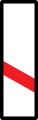 6c: Level crossing mark (left) - Distance to level crossing approx. 80m