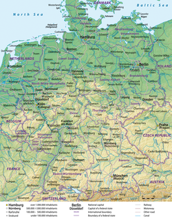 Map of Germany